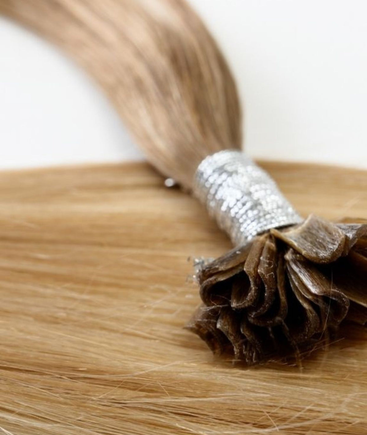 #Toffee Cream Balayage Keratin Bond Hair Extensions