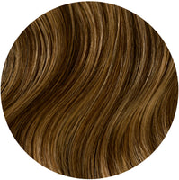 #Chestnut Brown Highlights Seamless Clip In Extensions