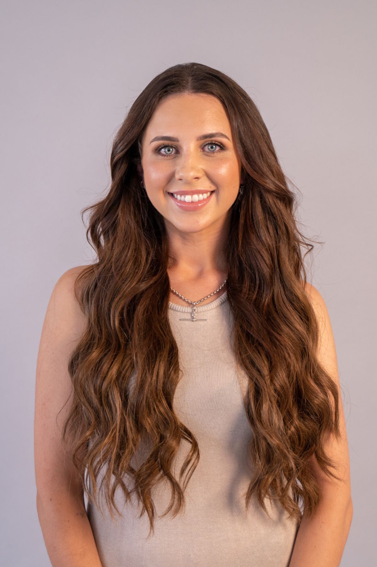 #Chocolate Brown Balayage Flat Tip Extensions