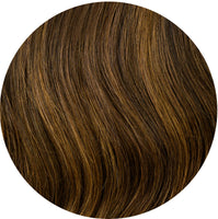 #Chocolate Brown Balayage Seamless Clip In Extensions